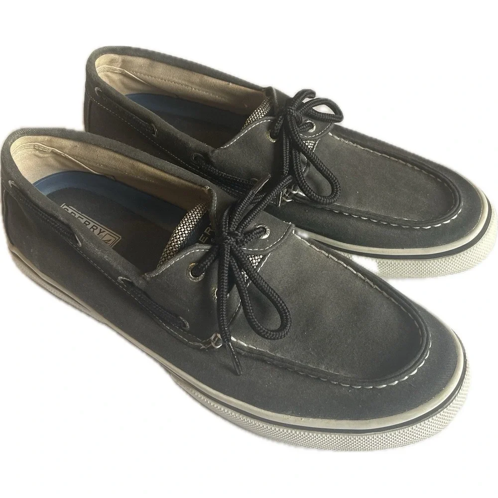 Sperry Top-Sider Men's Navy Canvas Boat Shoes US 11 Breathable Comfort